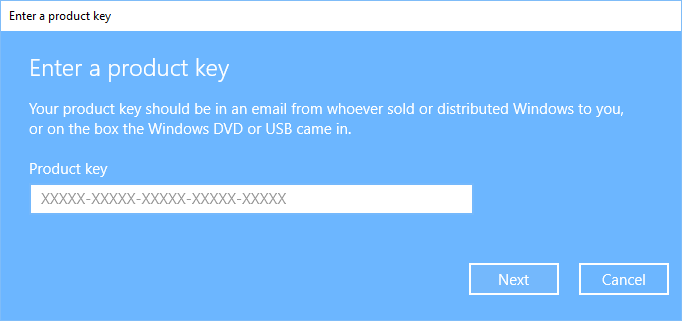 windows 10 pro 1703 product key